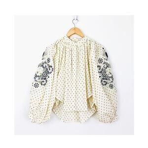 Urban Outfitters Embroidered Boho Blouse — Size S